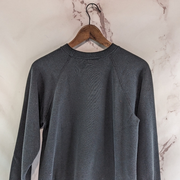 Vintage Rottweiler Sweatshirt Women XS Black Dog Pet 90s Crew Pullover Sweater - Picture 6 of 9